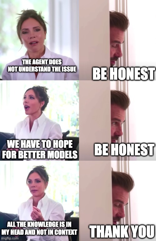 Agent failing a task due to missing process context